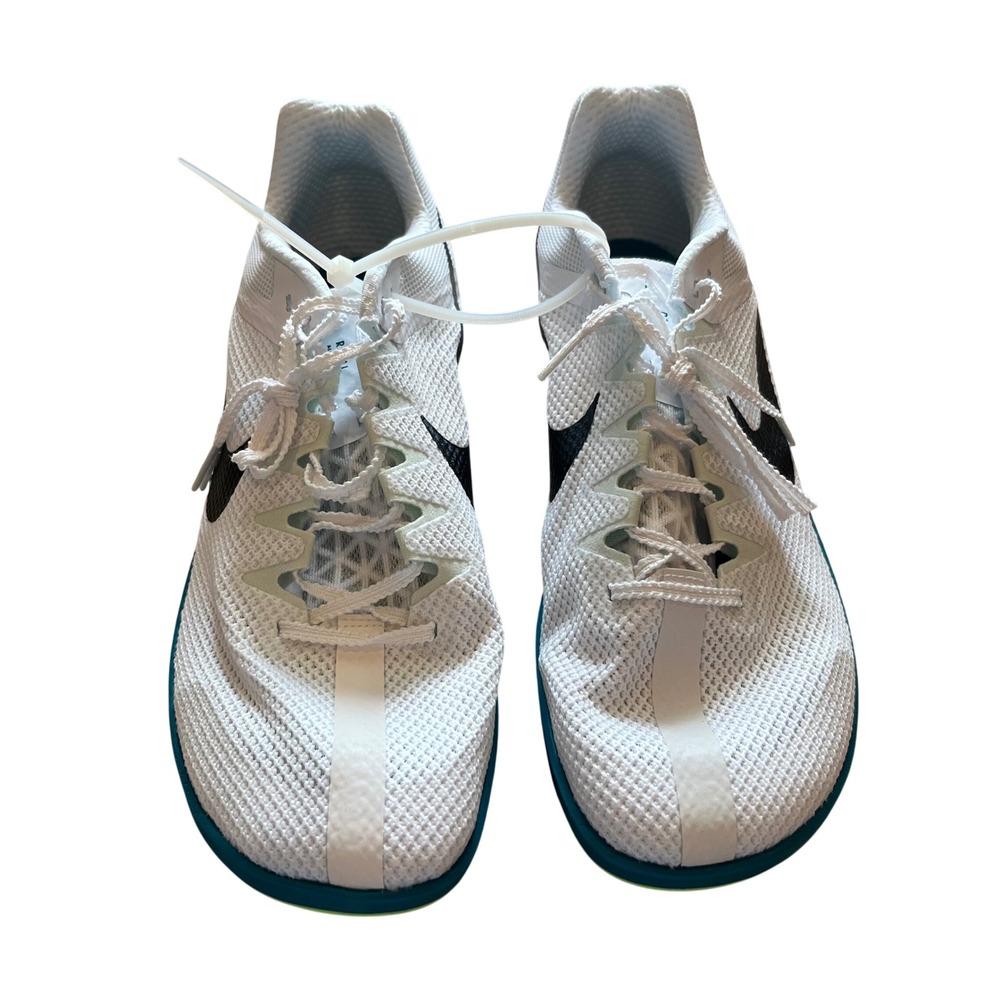 Nike Rival Distance Track and Field Spikes White Teal Mens 11.5&12 Running Shoes